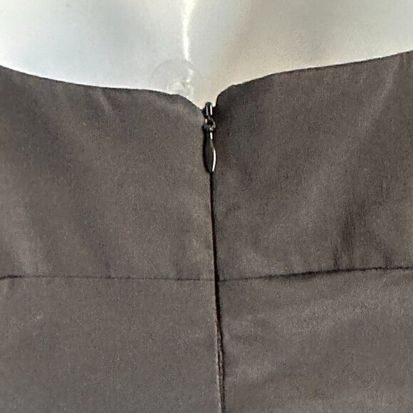 EUC - Betsy & Adam By Linda Bernell Black Ruched Evening Cocktail Dress - Size 8 - Picture 11 of 14